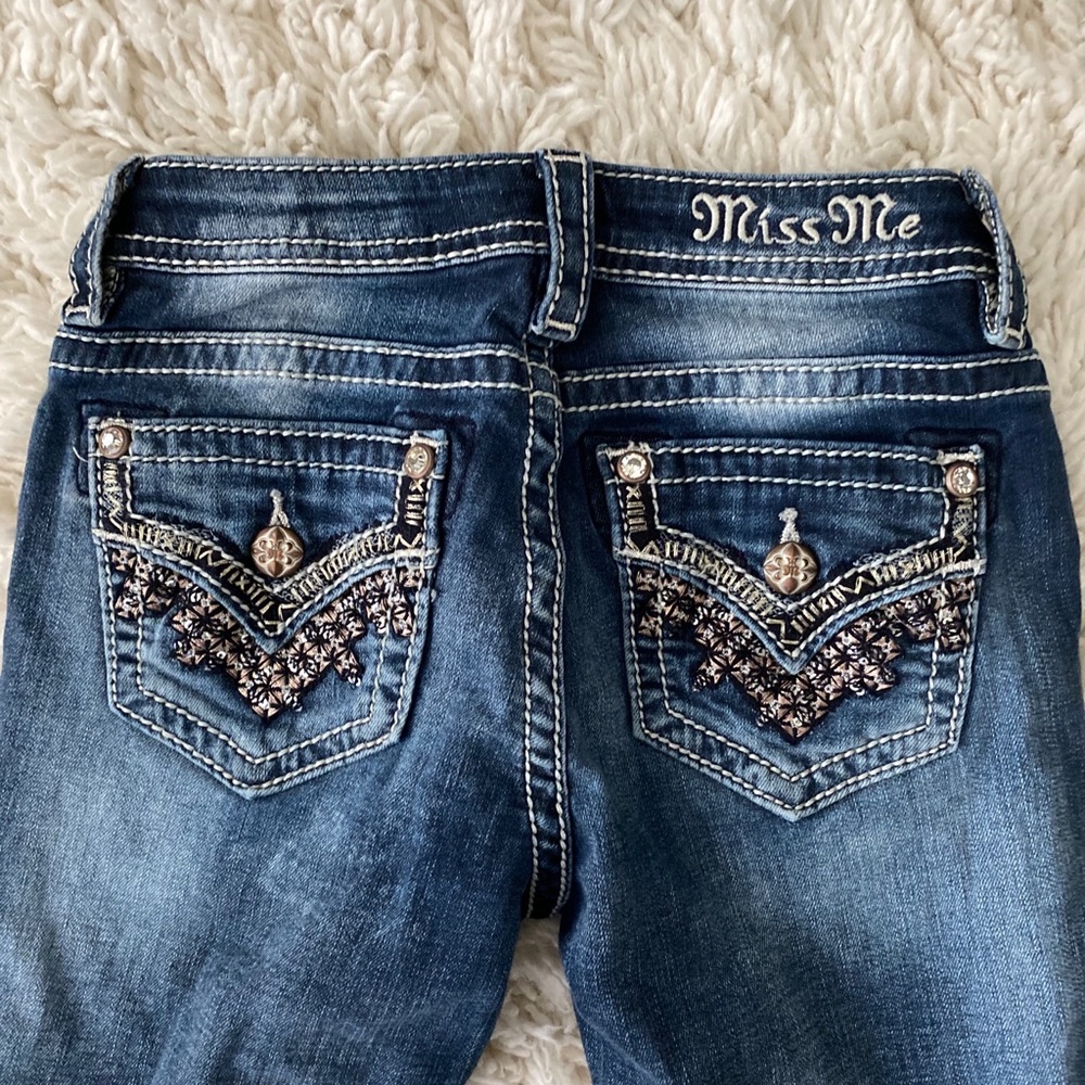 Girls size 12 Miss Me Boot Cut Jeans
